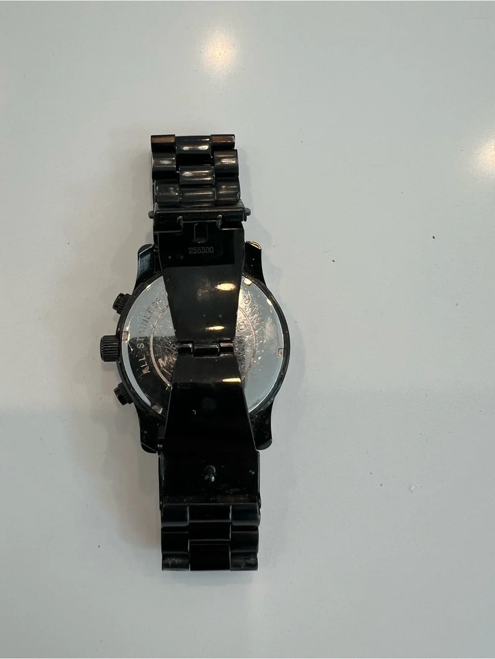 Michael Kors Black Stainless Steel Chronograph Watch